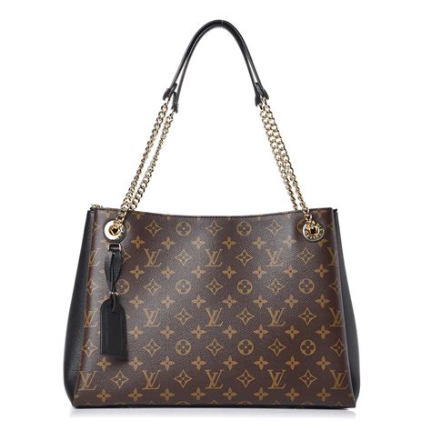 LOUIS VUITTON Monogram Surene MM Black.